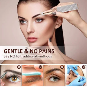 2 in 1 Painless face remover & Eyebrow Trimmer